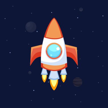 Roket vektör simgeler