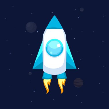 Roket vektör simgeler