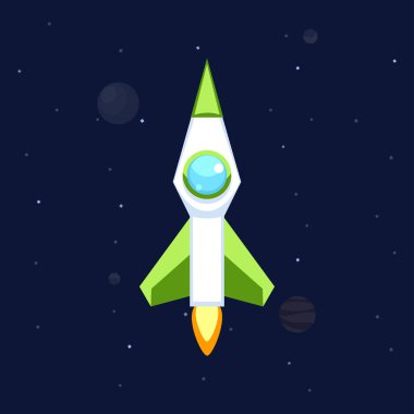 Roket vektör simgeler