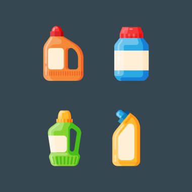 Şişe şablon boş paket kapsayıcı vektör