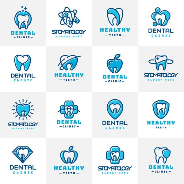 Icona dentale vettoriale . — Vettoriale Stock