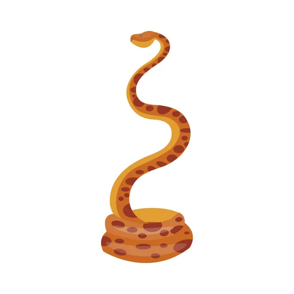 Vettore del fumetto del rettile del serpente — Vettoriale Stock
