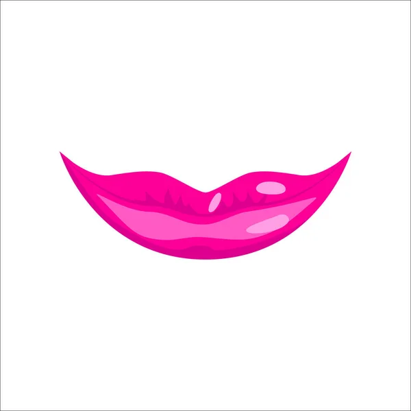 Vrouw lippen vector illustratie. — Stockvector