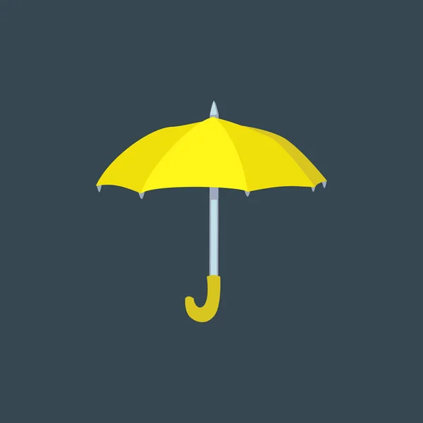 Ilustración vectorial paraguas abierto . — Vector de stock