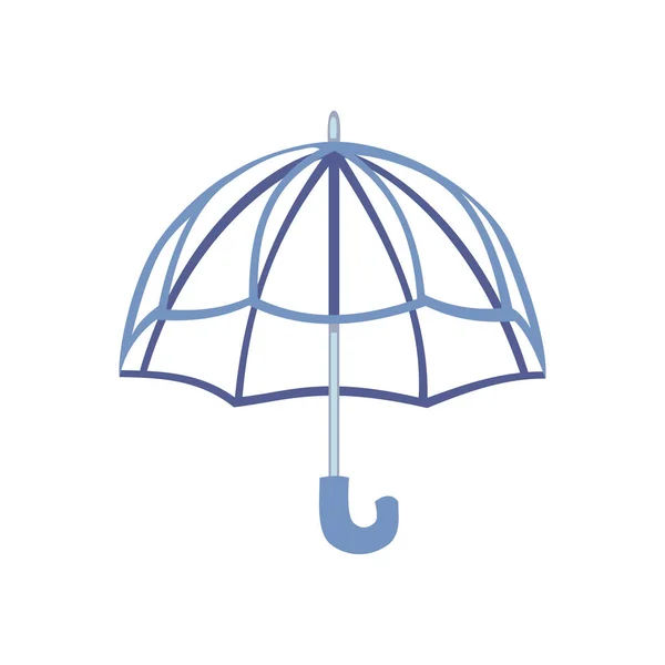 Abbildung zum offenen Schirmvektor. — Stockvektor