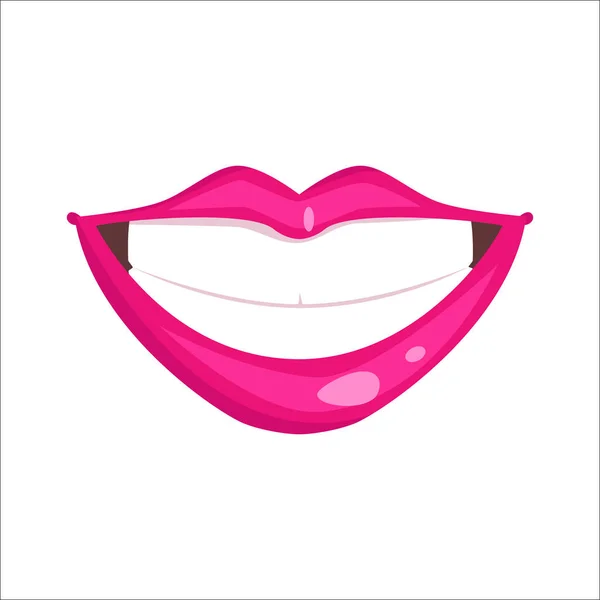 Vector woman lips and mouth silhouettes — Stock Vector © MSSA #63516951