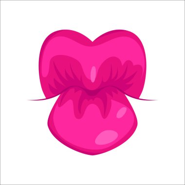 Kadının dudakları illüstrasyon vektör.