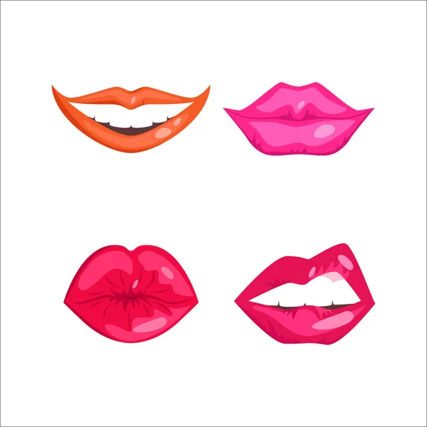 Woman lips vector illustration. — Stock Vector