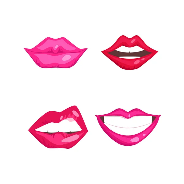 女性の唇はベクトル イラスト. — ストックベクタ
