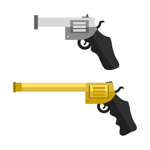 Pistolas vectoriales de armas . — Vector de stock