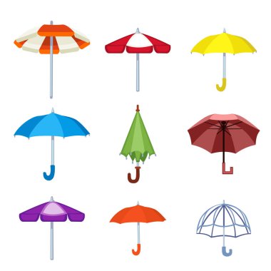 Umbrella vector illustration.