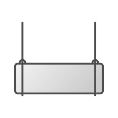 Reklam pano vektör çizim.