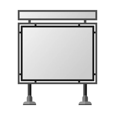 Reklam pano vektör çizim.