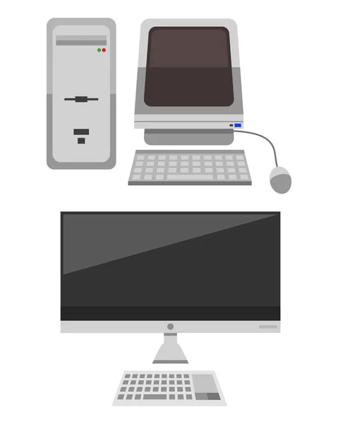Illustration der Computervektorentwicklung. — Stockvektor