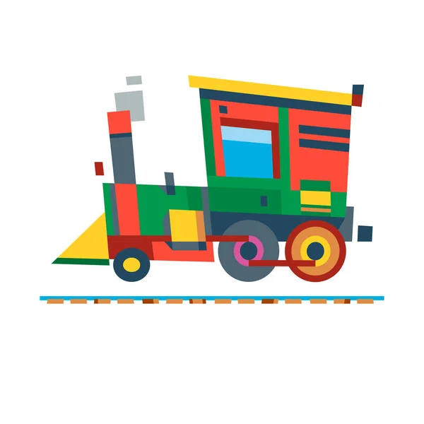 Vecteur de chariot ferroviaire — Image vectorielle