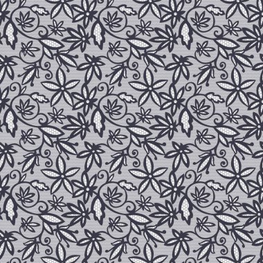 Çiçek desenli vektör çizimi