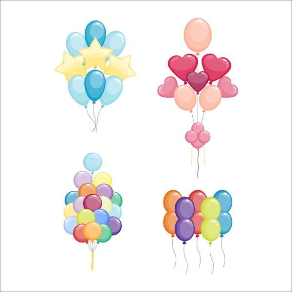 Balloons vector set. — Stock Vector