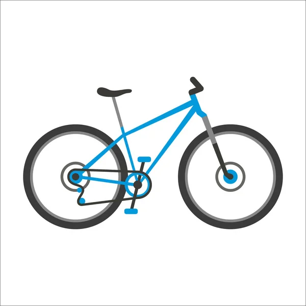 Гіпстерський велосипед плоский Векторні ілюстрації . — стоковий вектор