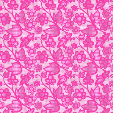 Çiçek desenli vektör çizimi