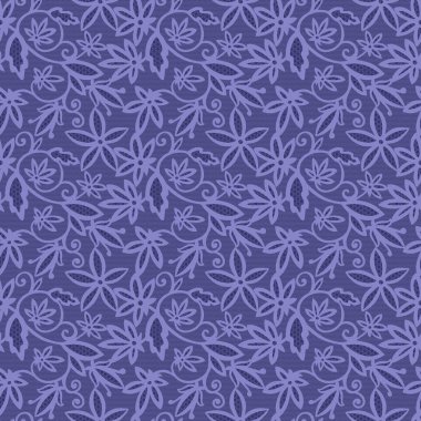 Çiçek desenli vektör çizimi