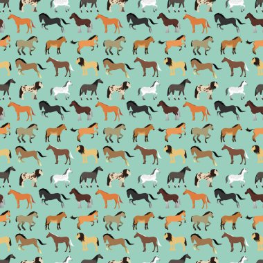 Pürüzsüz desenli düz bir at..