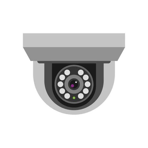 Biztonsági kamera biztonsági technológia vektor. — Stock Vector