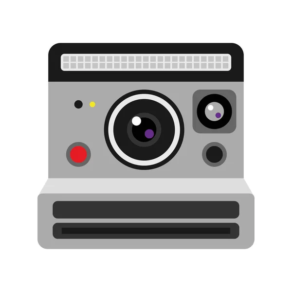 Retro Foto Kamera Vektor Illustration. — Stockvektor