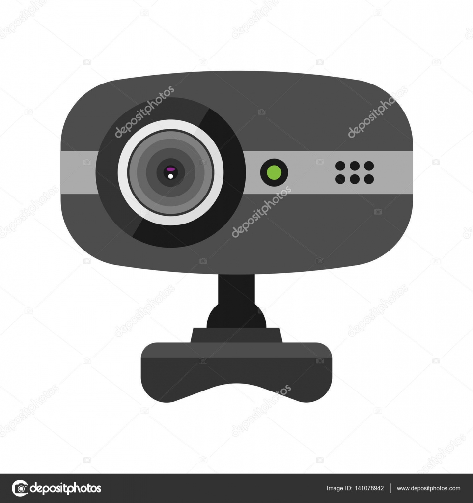 Web Camera Vector Illustration On White Stock Vector C Vectorshow