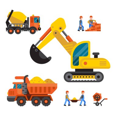 İnşaat teknik vektör çizim altında