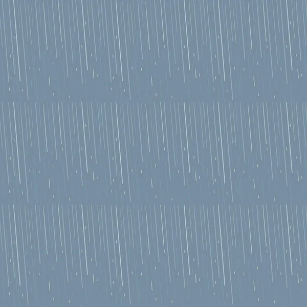 Lluvia gotas patrón vector — Vector de stock