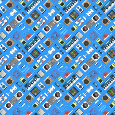 Vektör illüstrasyon müzik arka plan.