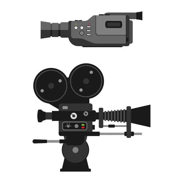 Video kamera vektör illüstrasyonu. — Stok Vektör