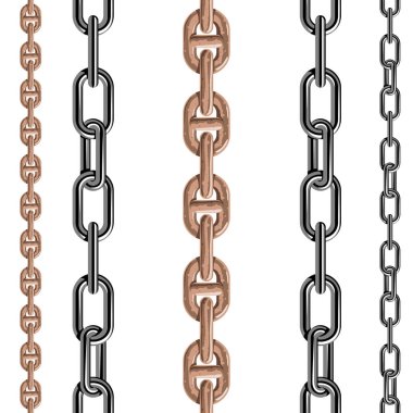 Zincirleri güç bağlantı vektör seamless modeli metal bağlantılı parçalar ve demir ekipman koruma güçlü işareti parlak tasarım arka plan bağlantı.