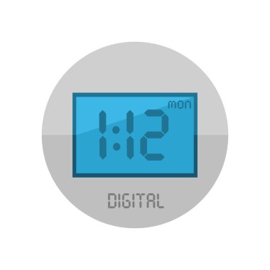 Duvar saati daire işaretiyle Chronometre işaretçi aracı ve son tarih kronometre hız office alarm Zamanlayıcı dakika izle vektör çizim simgesi.