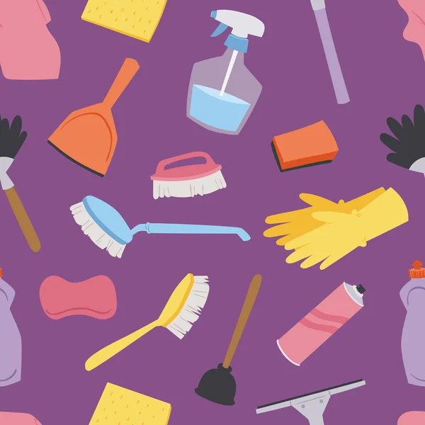 Инструменты для чистки домов — стоковый вектор