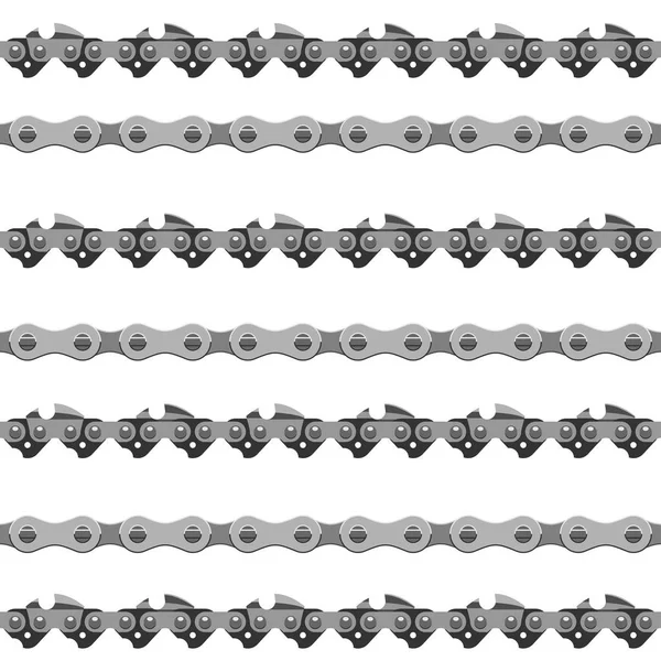 Correntes link força conexão vetor sem costura padrão de peças ligadas de metal e proteção de equipamentos de ferro forte sinal brilhante design fundo . — Vetor de Stock