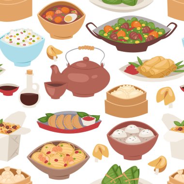 Suşi Japon mutfağının geleneksel seamless modeli gıda düz sağlıklı oryantal Restoran Asya yemek tabağı kültür rulo vektör pirinç.