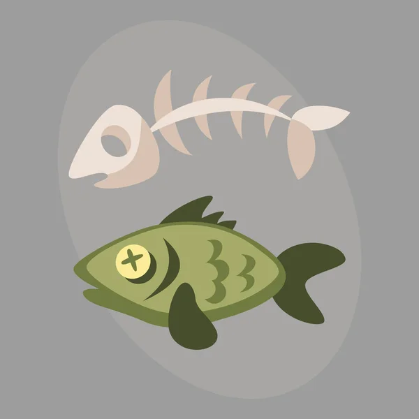 Peces muertos imágenes de stock de arte vectorial | Depositphotos Peces muertos imágenes de stock de arte vectorial | Depositphotos