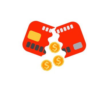 Internet güvenlik Emanet para kart virüs saldırısı vektör kredi koruma teknoloji vektör.