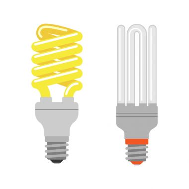 Karikatür lamba ampul tasarım düz vektör çizim elektrik fikir parlak grafik çözüm kavramı.
