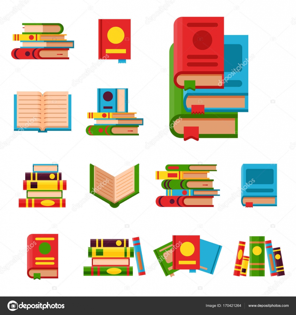 Красочная книжная векторная иллюстрация Изучение