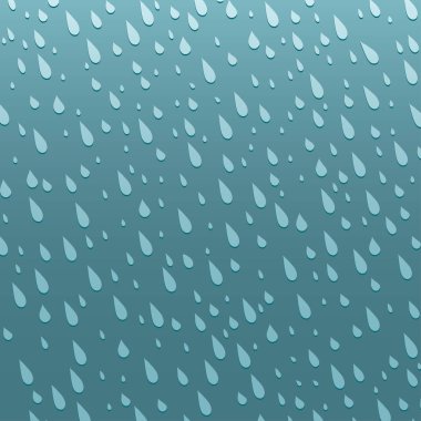 Desen arka plan illüstrasyon vektör su mavi doğa yağmur damlası soyut kesintisiz renkli yağmur damlaları