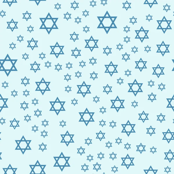 Jodendom kerk traditionele naadloze patroon hanukkah religieuze synagoge Pascha Hebreeuwse Jood vectorillustratie. — Stockvector