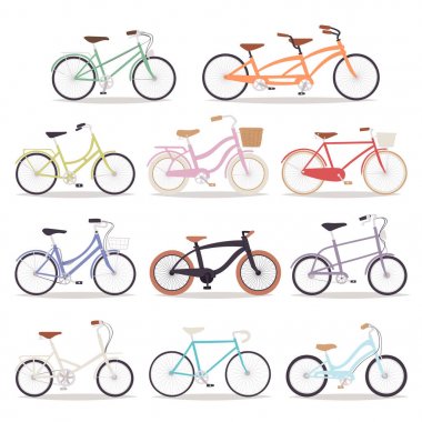 Vektör gerçekçi Bisiklet vintage tarzı düğün tasarım eski bisiklet taşıma tasarlamak topluluğu