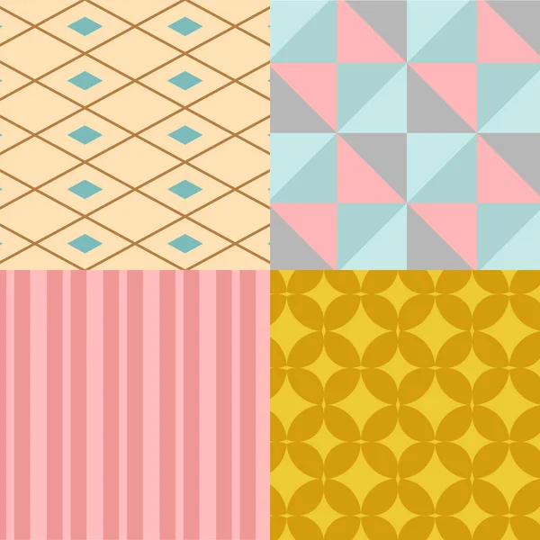 Abstraite géométrie carré motif sans couture géométrique texture graphique fond vectoriel illustration papier peint — Image vectorielle