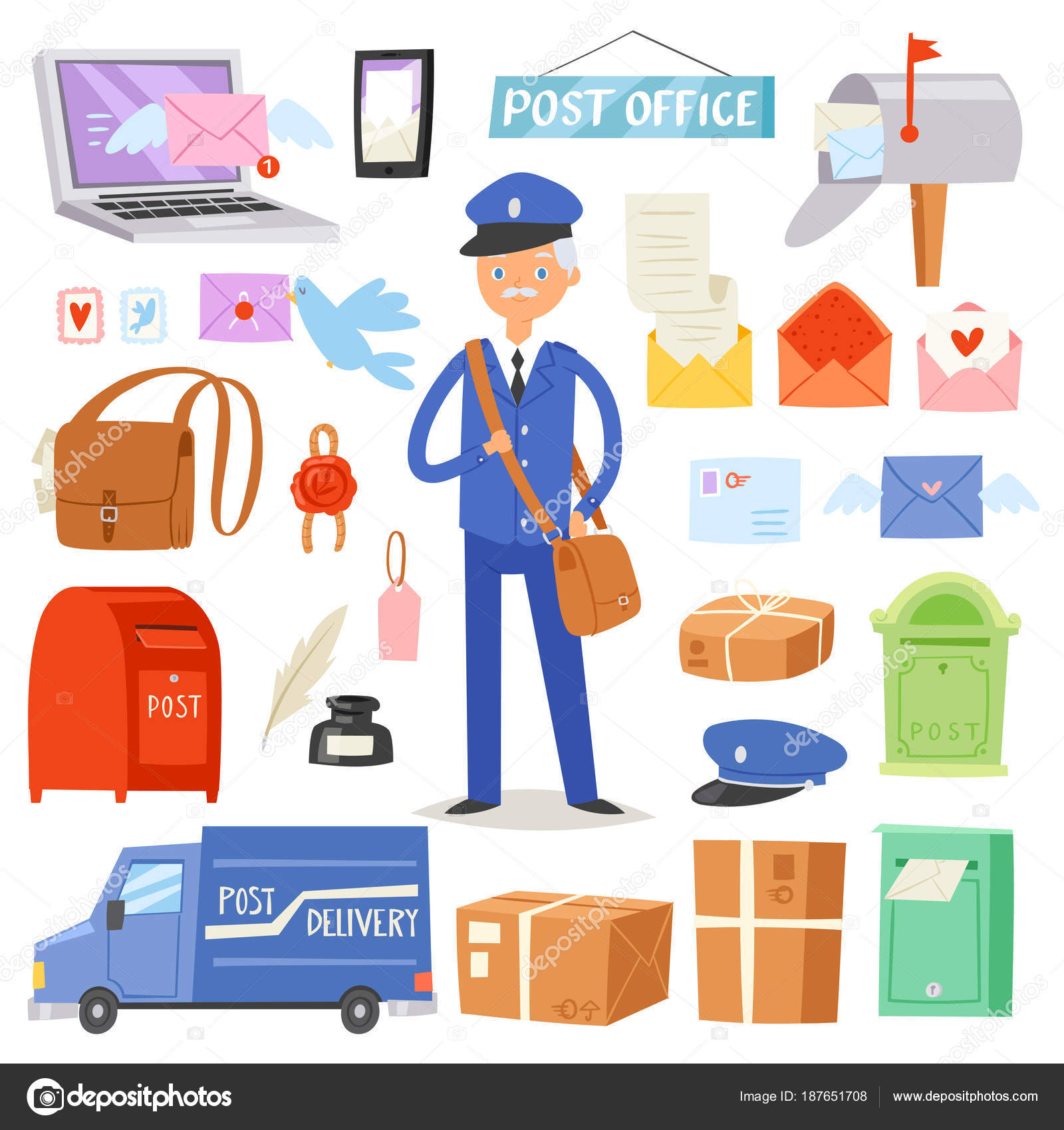 предметы почтальона