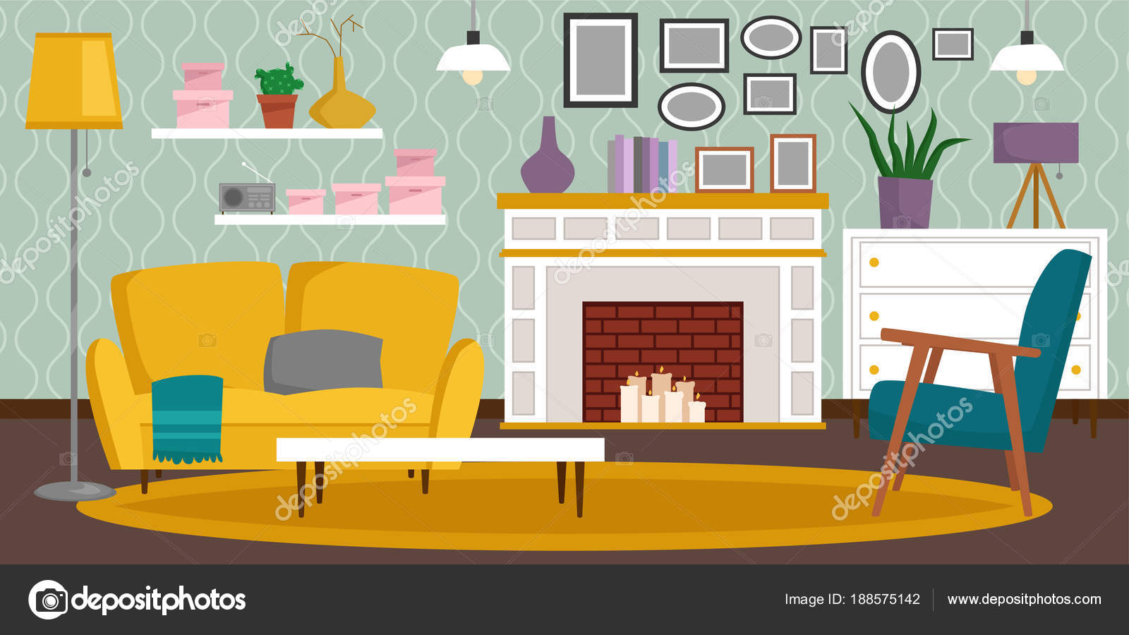 Wealthy house Vector Art Stock Images | Depositphotos