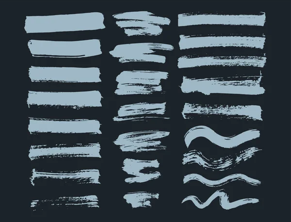 Vektor sadu inkoust postříkání Blot postříkat kolekce grunge design prvek a umění chaotický pozadí barva špinavé kapaliny tvar rozstřiku černá bílá silueta ilustrace — Stockový vektor