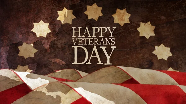 Feliz Día de los Veteranos. EE.UU. Gráfico — Foto de Stock