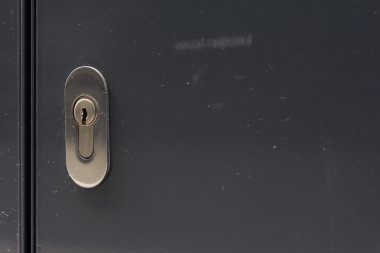 Düz Metal krom kilit makro güvenliği